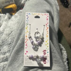 Claire's Pearl and Crystal Jewelry Set